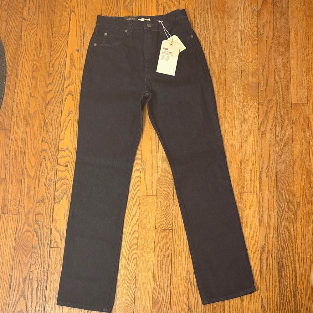 Levi’s 70’s High Slim Straight 26”x31” Ultra Dark Denim Jeans NWT a Sexy Classic